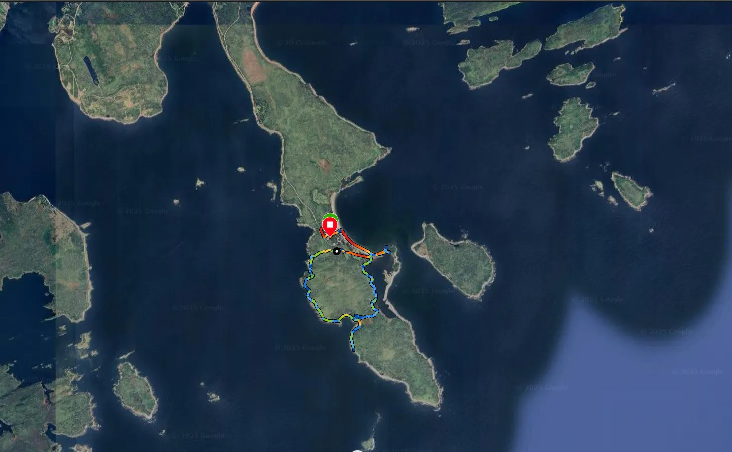 Karte Spry Bay Trail