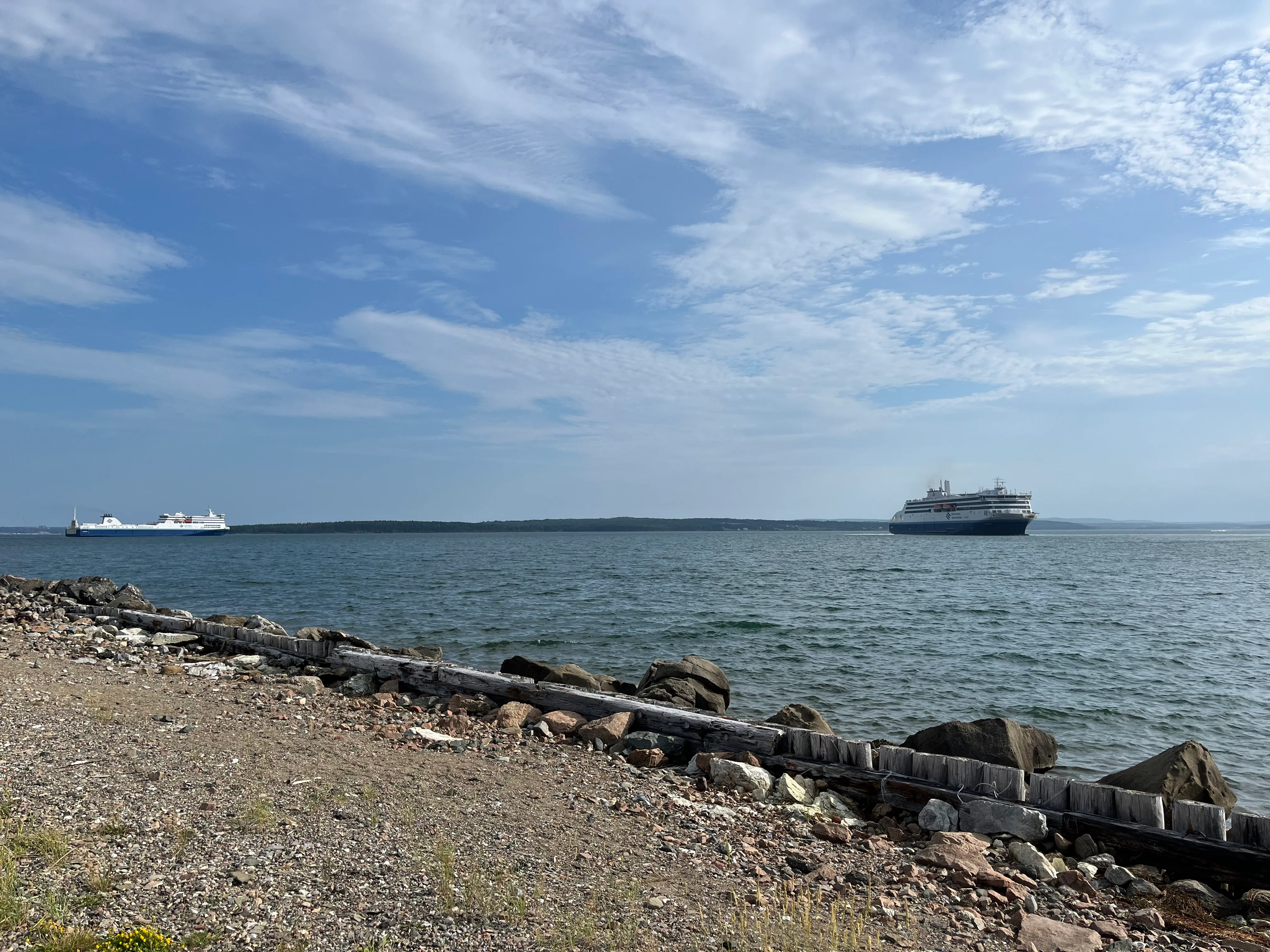 Fähren im Hafen von North Sydney.