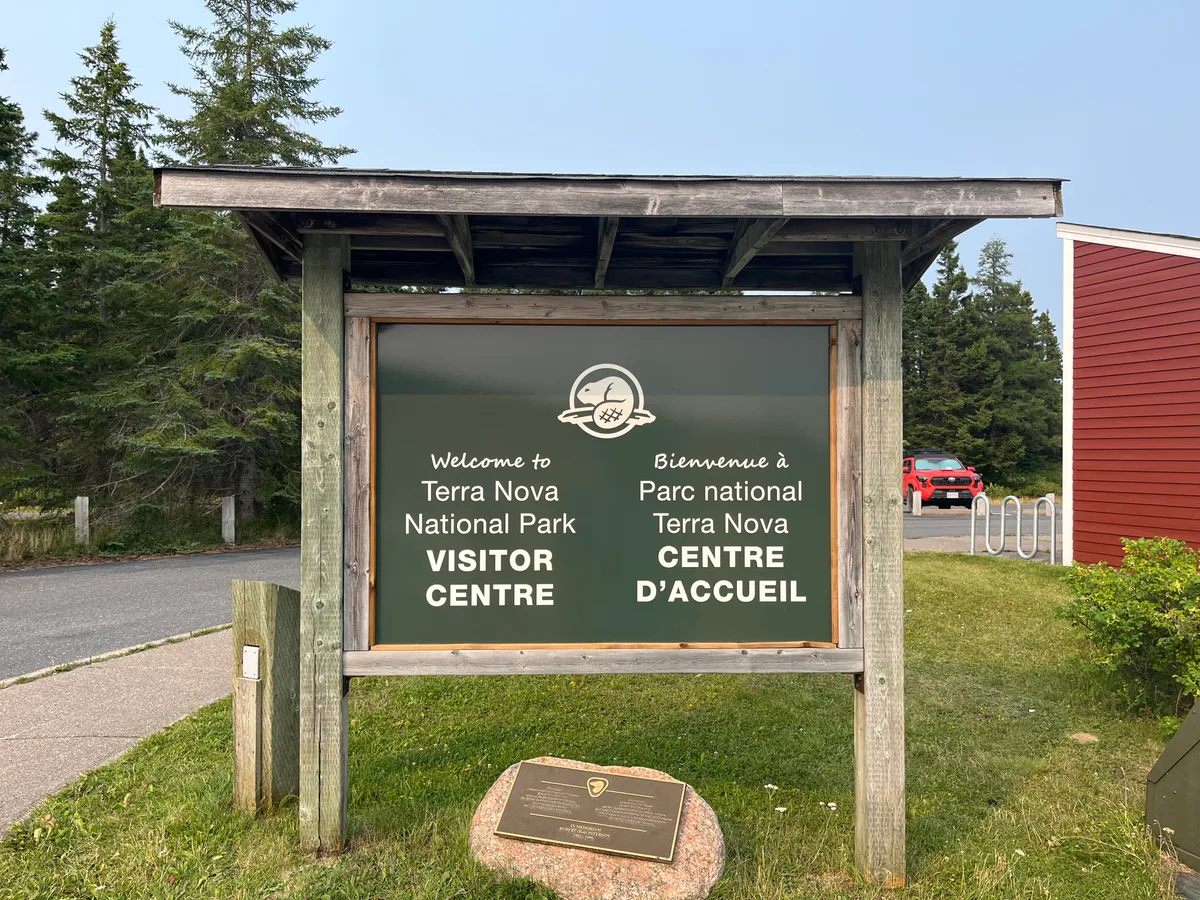 Schild Terra Nova National Park